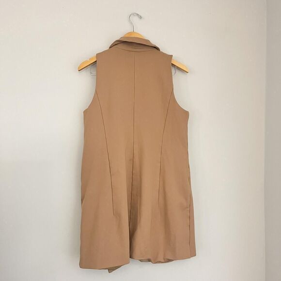 Spanx Ponte The Perfect Vest Dress Size Large in Toffee - Picture 4 of 6
